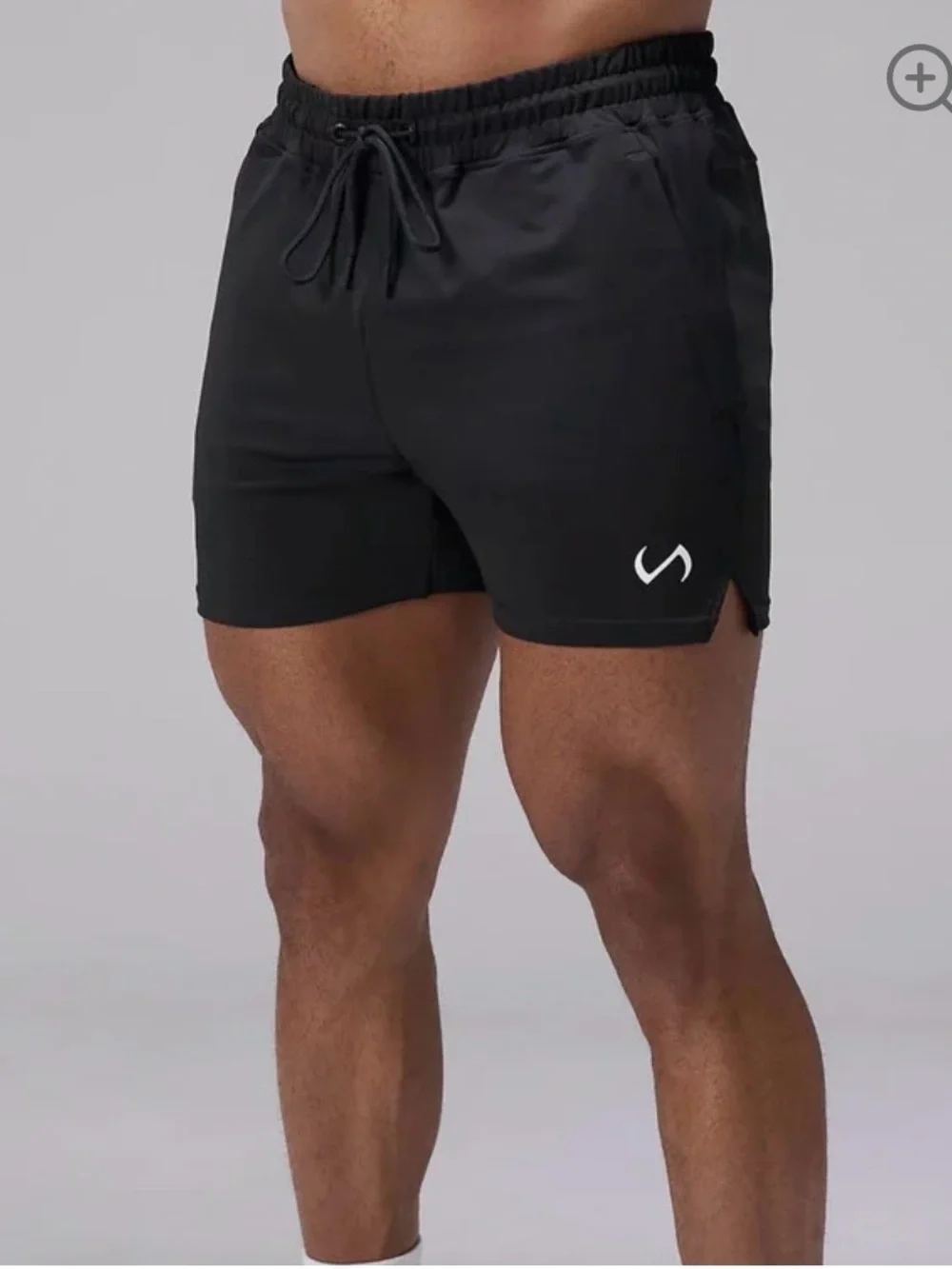 NWT TLF Apparel Men’s Take Life Further 5” Workout Black Shorts Medium Pockets